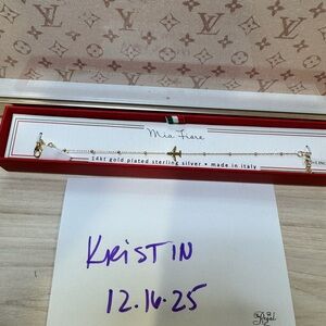 Mia Fiore Gold airplane Bracelet
